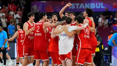 Genç millilerim yarı final sevinci
