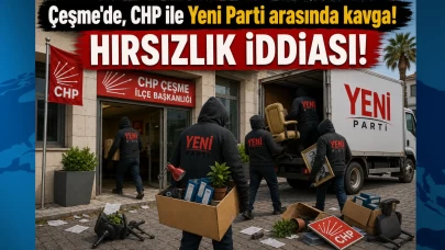 CHP Çeşme İlçe Başkanlığının eşyaları, Yeni Parti'ye mi taşındı?