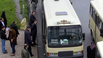 Zamlı minibüs indi-bindi, kısa mesafe ve öğrenci fiyat listesi