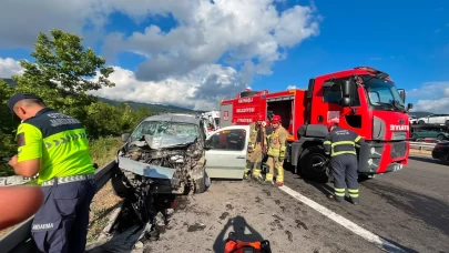 Düzce'de feci kaza