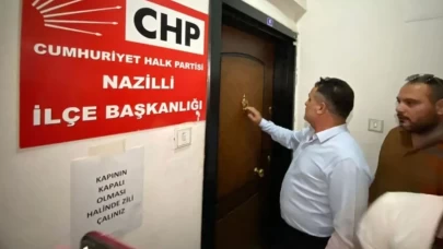 CHP Nazilli İlçe Başkanlığı'nda devir teslim krizi: Kapı açılmadı
