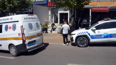 Emlakçı dükkanının önünde silahlı saldırıya uğradı