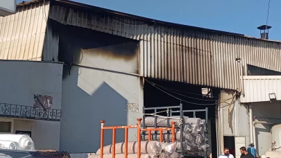 Bursa’da kumaş fabrikasında korkutan yangın