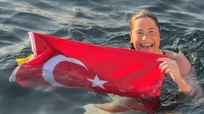 Aysu Türkoğlu tarih yazdı! Tsugaru Kanalı'nı geçen en genç Türk oldu