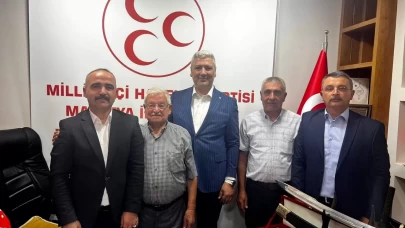 Darende'den MHP İl Başkanı Turgay Şengönül'e vefa ziyareti!