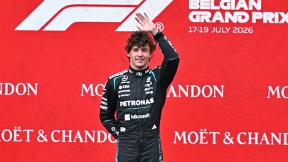 Belçika GP'de zafer Kimi Antonelli'nin