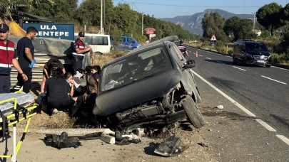 Muğla’da sabah saatlerinde korkutan kaza