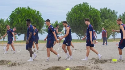 Trabzonspor hazırlıklarını çift antrenmanla sürdürdü