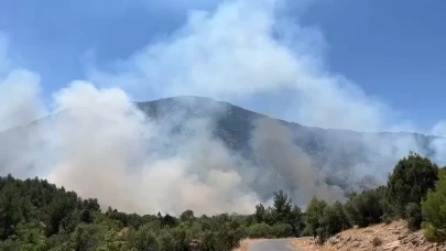 Akseki’deki orman yangını 18 saatte kontrol altında