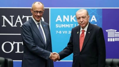 Cumhurbaşkanı Erdoğan, Almanya Başbakanı Merz ile görüştü