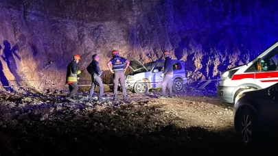 Uçuruma yuvarlanan cipte 2 kişi hayatını kaybetti
