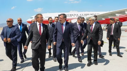Cevdet Yılmaz ve devlet heyeti Lefkoşa'da