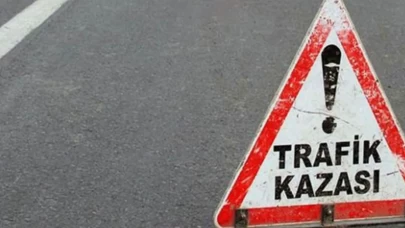 İnegöl'de feci kaza: Lastiği patlayan cip şarampole uçtu, 3 yaralı