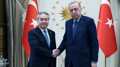 Cumhurbaşkanı Erdoğan, Kırgızistan Dışişleri Bakanı Kulubayev'i kabul etti