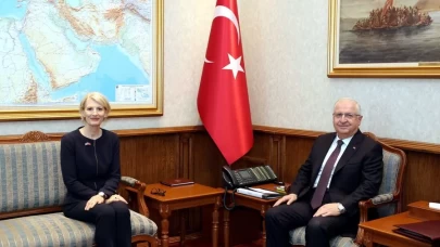 İngiltere Ankara Büyükelçisi Morris'den Bakan Güler'e veda ziyareti