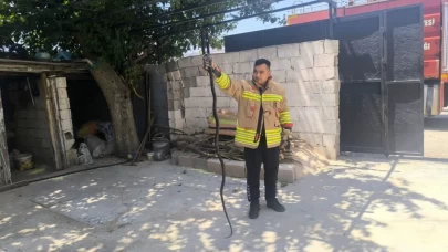 Hatay'da itfaiye ekiplerini alarm durumuna geçiren görüntüler!