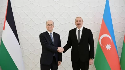 Aliyev, Filistin Başbakanı Mustafa'yı kabul etti