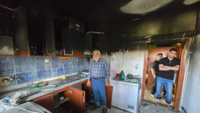Buzdolabı bomba gibi patladı!