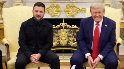 Trump ile Zelenskiy Beyaz Saray'da görüştü! İlk açıklama geldi