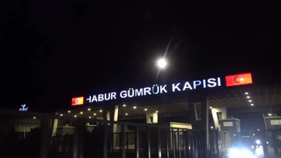 Habur Sınır Kapısı'nda rekor hareketlilik! 6 ayda 32,2 milyar dolarlık transit ticaret