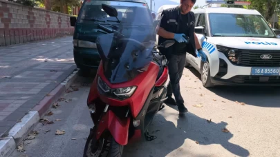 Bursa'da motosikleti aldı, cezayı yedi