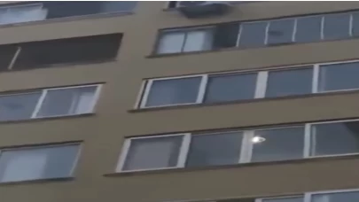 Kağıthane’de 9’uncu kattan düşen 1,5 yaşındaki çocuk can verdi