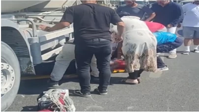 Aydın’ın Kuşadası ilçesinde beton mikseri kazası: 1 Ölü, 1 Yaralı