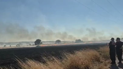 3 köyü saran yangın ormana ilerliyor!