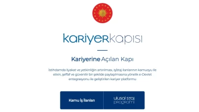 Kariyer Kapısı Gençlik ve Spor Bakanlığı başvuru ekranı GİB-e-Devlet 2026
