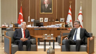 Erhürman ile Binali Yıldırım bir araya geldi