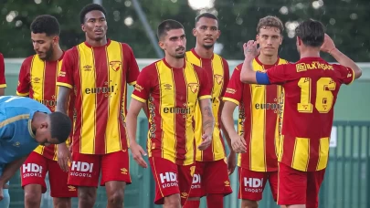 Göztepe hazırlık maçında moral buldu