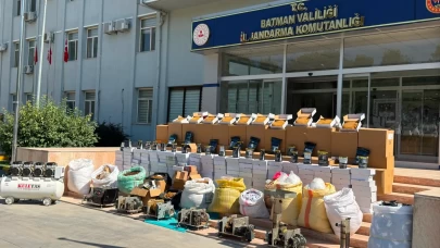 Batman'da dev kaçakçılık operasyonu: Tonlarca tütün ve milyonlarca filtre ele geçirildi!