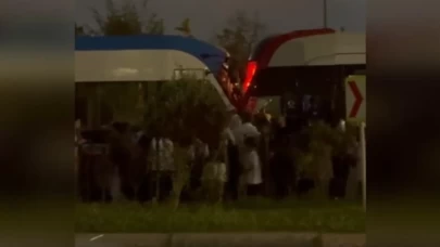 Zeytinburnu'nda tramvay kazası