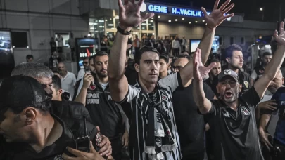 Dünyaca ünlü golcü Dusan Vlahovic İstanbul'a geldi