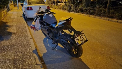 Eskişehir’de alkollü sürücü motosikletle kaza yaptı
