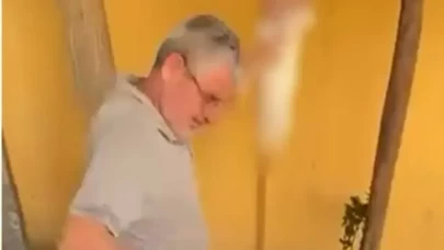 Tavşanın derisini yüzen şahıs yakalandı