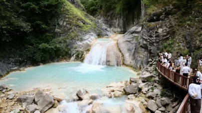 Giresun’da görenleri hayran bırakan manzara