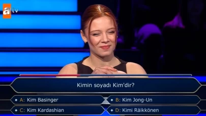 Kimin soyadı Kim'dir? Kim Milyoner Olmak İster sorusu ve doğru cevabı