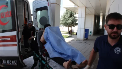 Evinde otururken rastgele açılan ateşle yaralandı