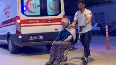 Bursa'da ev yangını: Engelli kadın ve annesi kurtarıldı