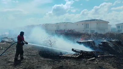 Silivri’de otluk alanda çıkan yangın söndürüldü