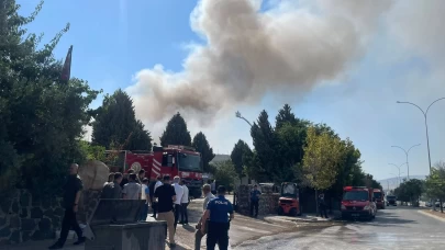 Gaziantep’te tekstil fabrikasında yangın