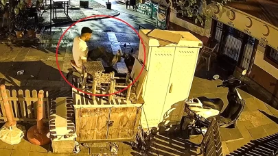 Gidon kilidini kırdığı motosikletle yakalandı
