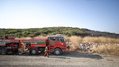 Bursa’da ormana sıçrayan yangına havadan ve karadan müdahale ediliyor