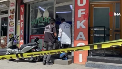 Kadını vurdu, yufkacıya girip silahı başına dayadı