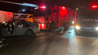 Hatay’da TIR, otomobil ve otobüsün karıştığı kazada 2 kişi öldü