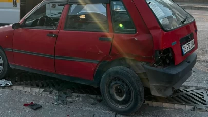 İnegöl'de kontrolsüz kavşakta zincirleme kaza