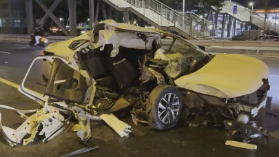 Büyükçekmece'de korkutan zincirleme kaza