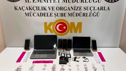 263 SIM kart ve dijital materyaller ele geçirildi