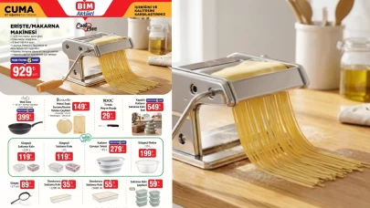 929 TL'ye makarna makinesi geliyor: 7 Ağustos BİM kataloğu aktüel ürünler listesi açıklandı